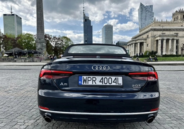 Audi A5 cena 127900 przebieg: 67500, rok produkcji 2018 z Warszawa małe 704